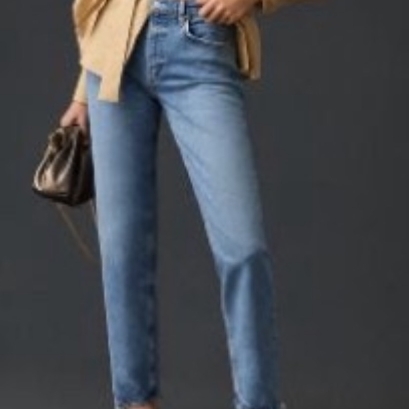 Agolde Kye Mid-Rise Straight Jeans